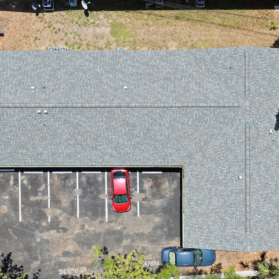 New plywood decking installed before the new shingles go on